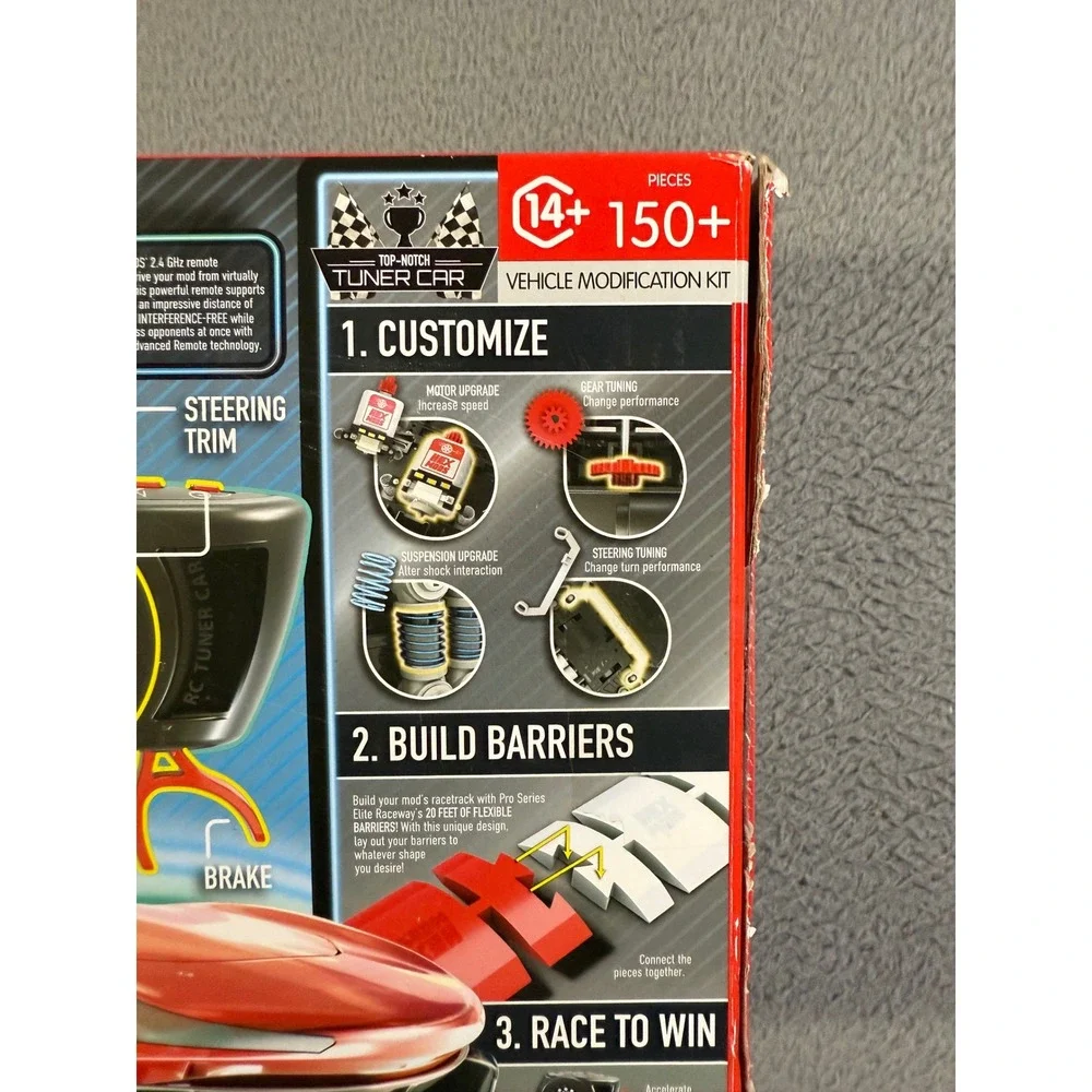 HEXBUG MODS RC Tuner‎ Car Pro Series Elite Raceway Customizable 150+ Pcs
